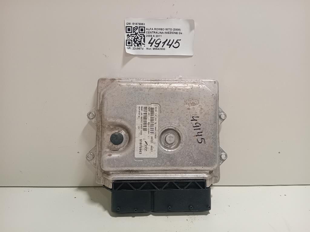 Centralina Iniezione 51875963 Alfa Romeo MITO 2008