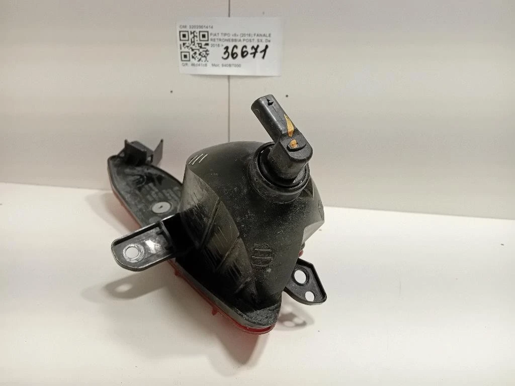 Fanale Retronebbia POST SX 3202001414 Fiat TIPO II 2016