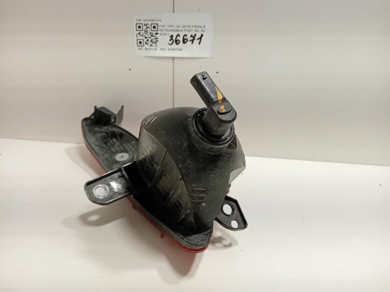 Fanale Retronebbia POST SX 3202001414 Fiat TIPO II 2016