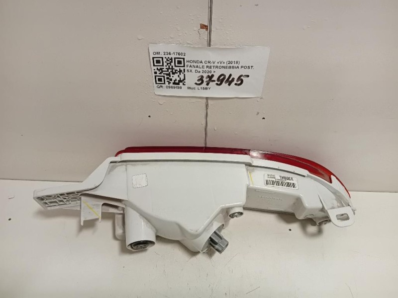 Fanale Retronebbia POST SX 236-17602 Honda CR-V V 2018