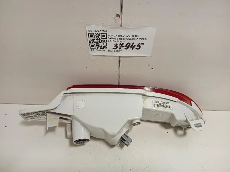 Fanale Retronebbia POST SX 236-17602 Honda CR-V V 2018