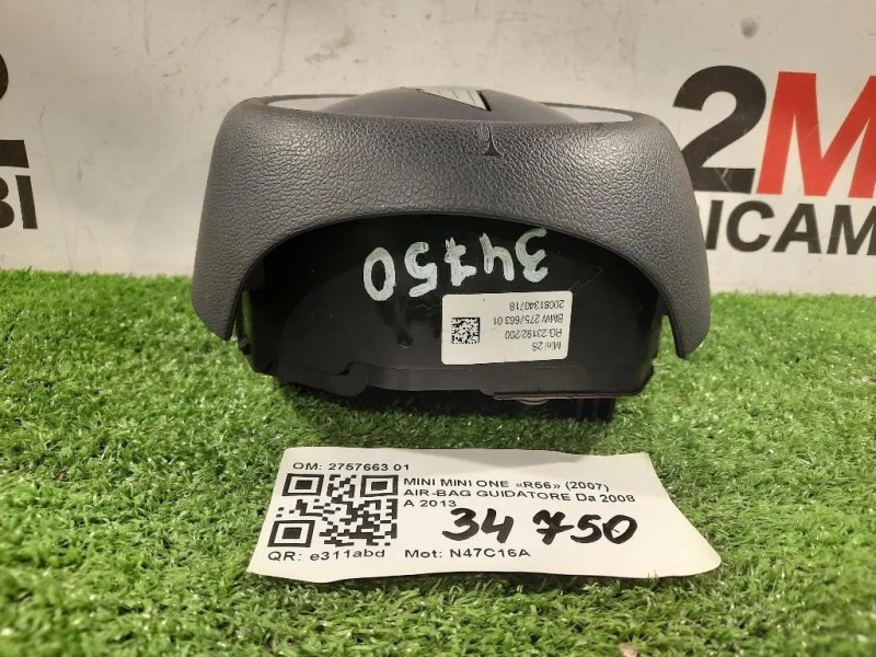 Air-bag Guidatore 2757663 01 COOPER ONE Mini MINI ONE R56 2007