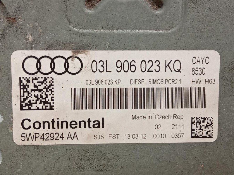 Centralina Iniezione 03L906023KQ 5WP42924AA Audi A1 8XA Sportback 2012