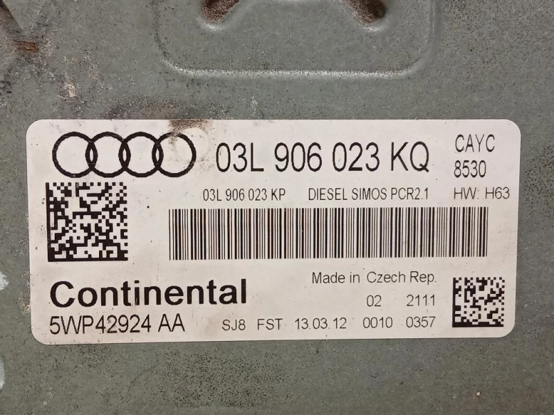 Centralina Iniezione 03L906023KQ 5WP42924AA Audi A1 8XA Sportback 2012