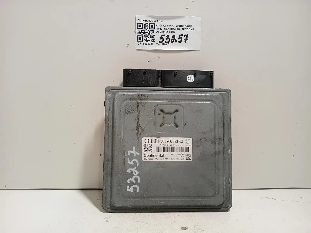Centralina Iniezione 03L906023KQ 5WP42924AA Audi A1 8XA Sportback 2012