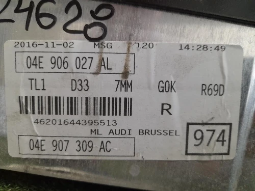 Centralina Iniezione 04E906027AL 04E907309AC Audi A1 8XF Sportback 2015