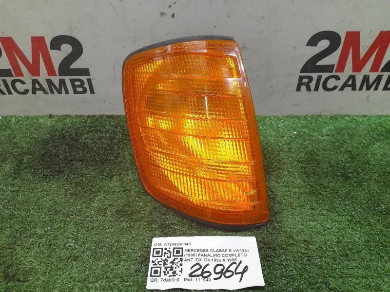 Fanalino Completo ANT DX A1248260843 Mercedes Classe E W124 1985