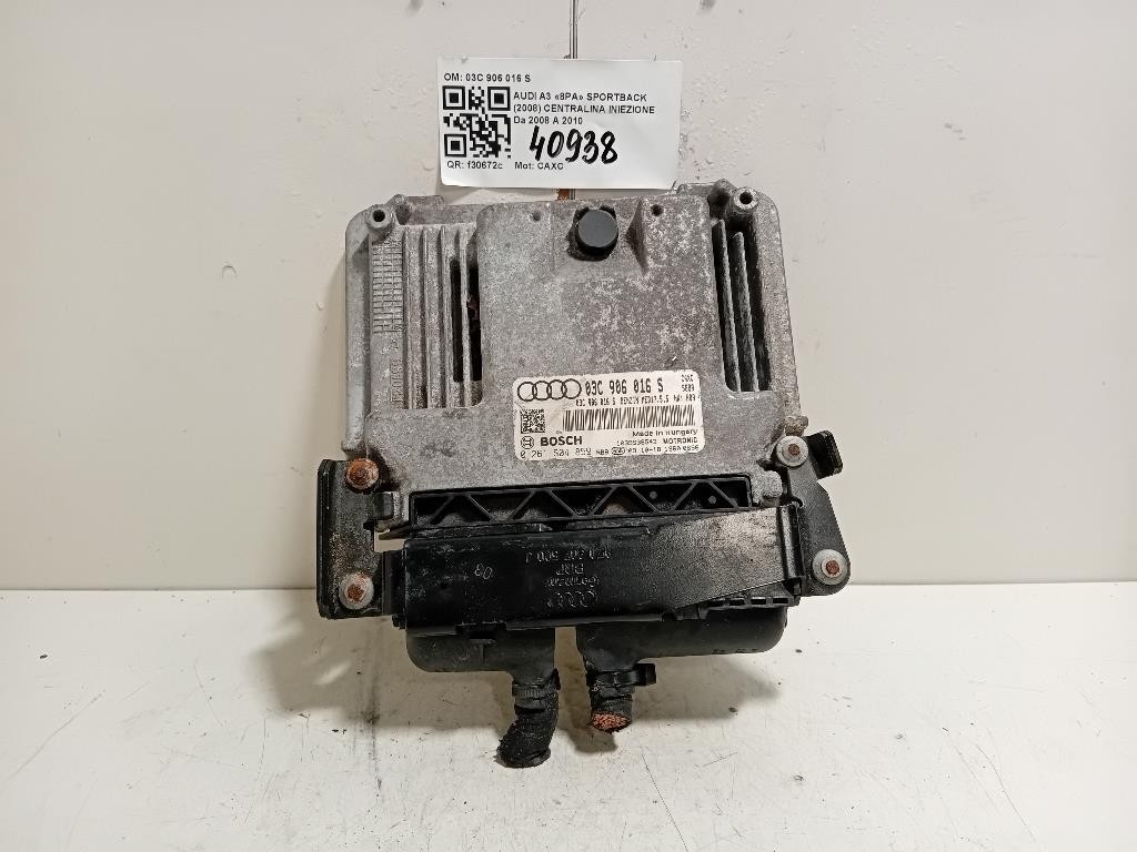 Centralina Iniezione 03C 906 016 S Audi A3 8PA Sportback 2008