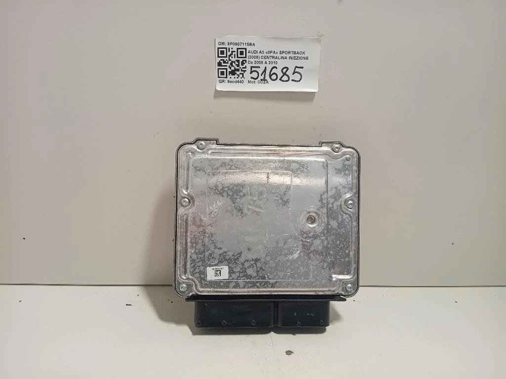 Centralina Iniezione 8P0907115BA Audi A3 8PA Sportback 2008