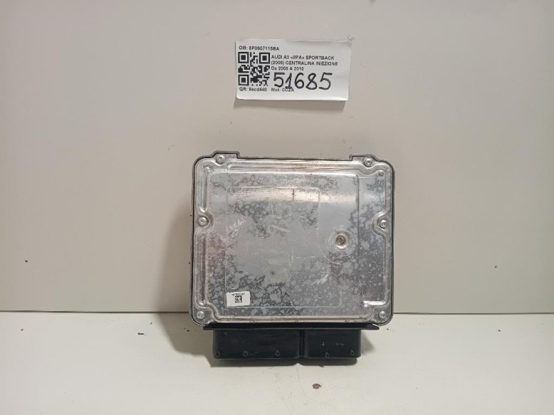 Centralina Iniezione 8P0907115BA Audi A3 8PA Sportback 2008