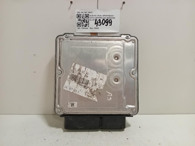 Centralina Iniezione 04L 907 309 E Audi A3 8VA Sportback 2012