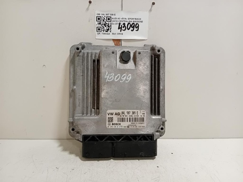 Centralina Iniezione 04L 907 309 E Audi A3 8VA Sportback 2012