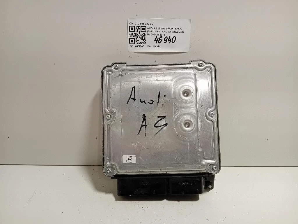 Centralina Iniezione 03L 906 022 LS Audi A3 8VA Sportback 2012