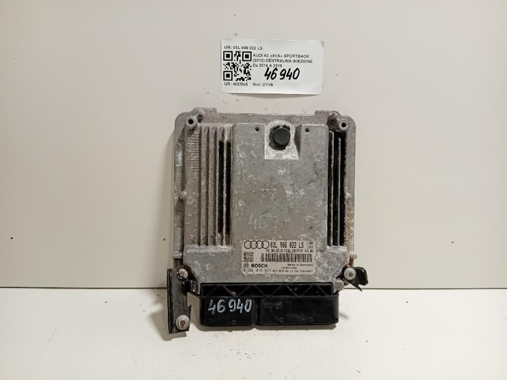 Centralina Iniezione 03L 906 022 LS Audi A3 8VA Sportback 2012
