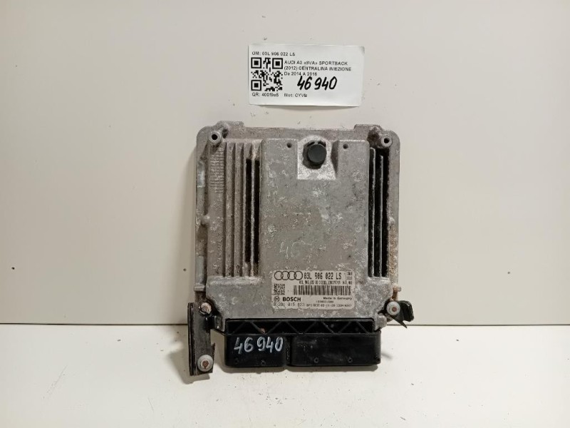 Centralina Iniezione 03L 906 022 LS Audi A3 8VA Sportback 2012