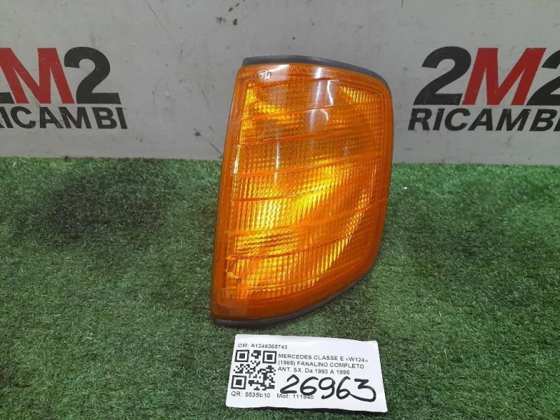 Fanalino Completo ANT SX A1248260743 Mercedes Classe E W124 1985