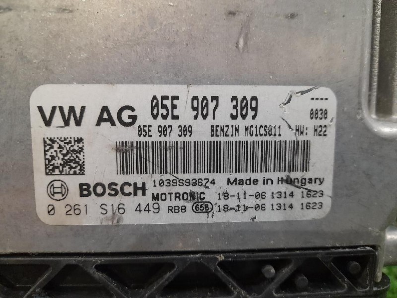 Centralina Iniezione 05E907309 05E906018AL Audi A3 8VF Sportback 2016