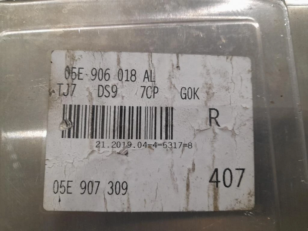 Centralina Iniezione 05E906018AL 05E907309 Audi A3 8VF Sportback 2016