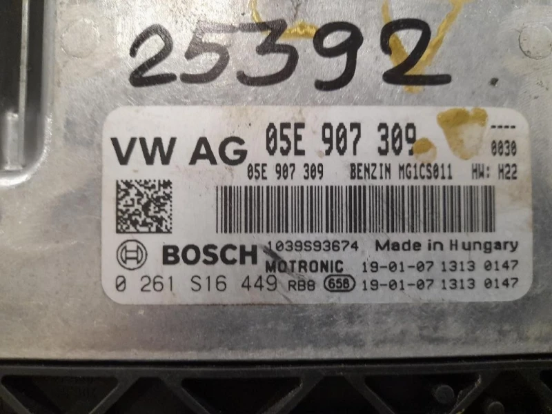 Centralina Iniezione 05E906018AL 05E907309 Audi A3 8VF Sportback 2016