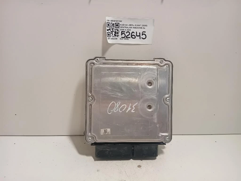 Centralina Iniezione 8E0910115K Audi A4 8ED Avant 2005