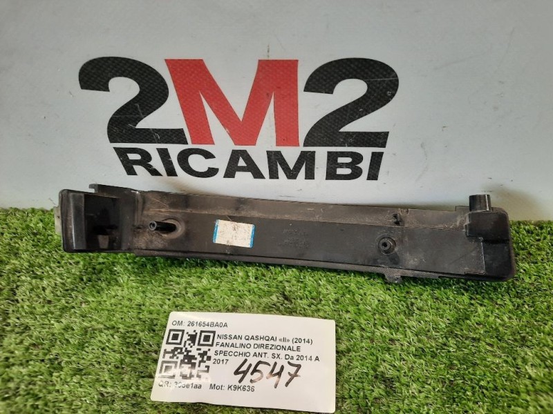 Fanalino Direzionale Specchio ANT SX 261654BA0A Nissan Qashqai II 2014