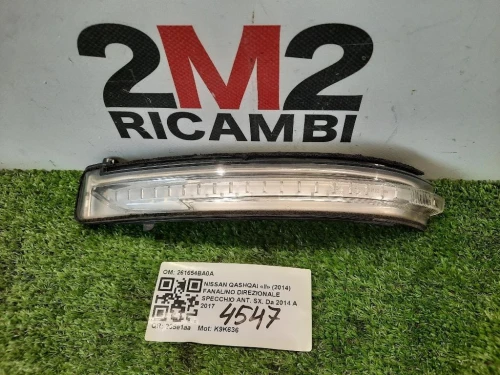 Fanalino Direzionale Specchio ANT SX 261654BA0A Nissan Qashqai II 2014