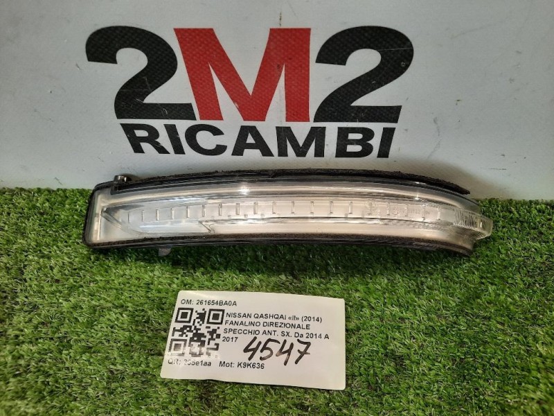 Fanalino Direzionale Specchio ANT SX 261654BA0A Nissan Qashqai II 2014