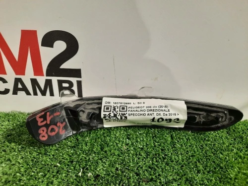 Fanalino Direzionale Specchio ANT SX 1607512680 Peugeot 208 I 2015