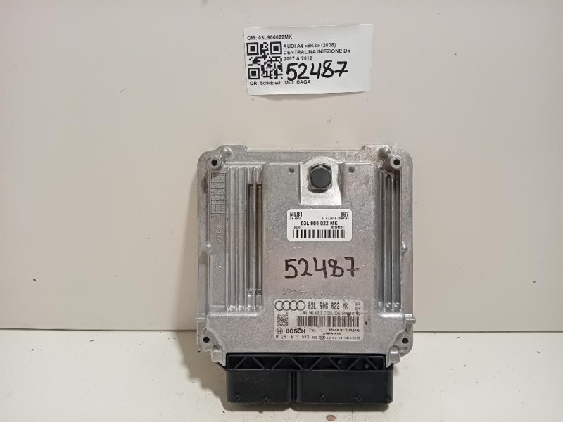 Centralina Iniezione 03L906022MK Audi A4 8K2 2008