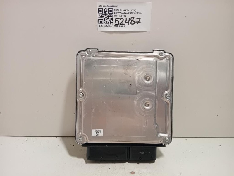 Centralina Iniezione 03L906022MK Audi A4 8K2 2008