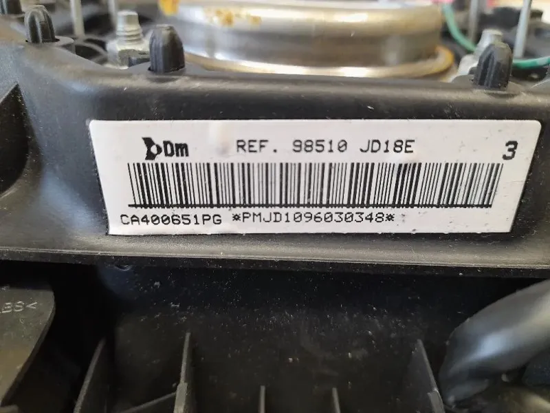 Air-bag Guidatore 98510JD18E Nissan X-trail III 2011