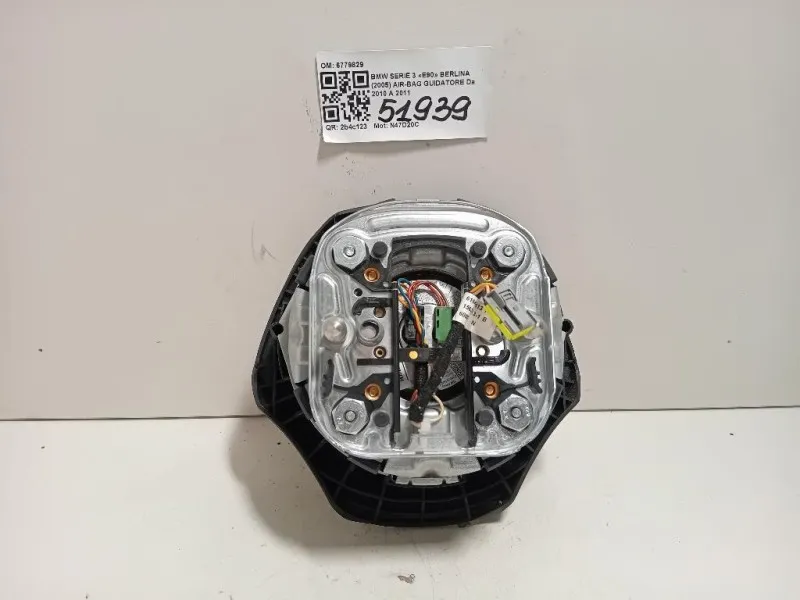 Air-bag Guidatore 6779829 Bmw Serie 3 E90 Berlina 2005