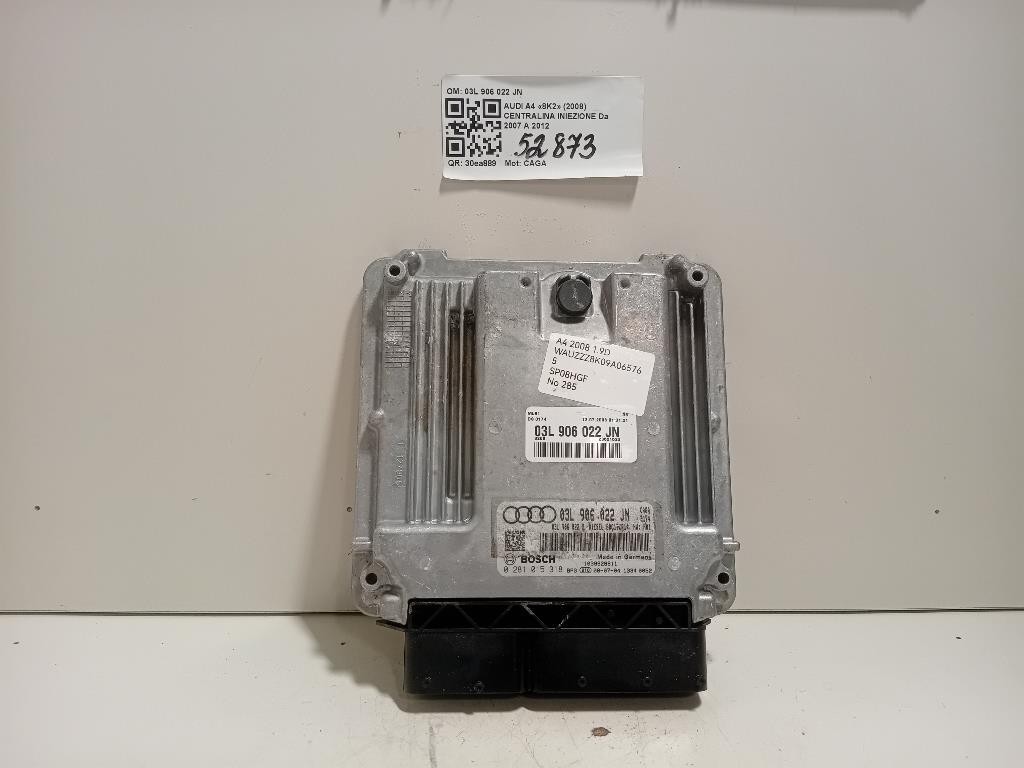 Centralina Iniezione 03L 906 022 JN Audi A4 8K2 2008