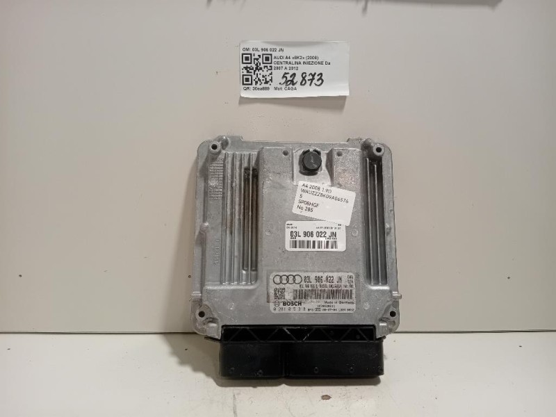 Centralina Iniezione 03L 906 022 JN Audi A4 8K2 2008