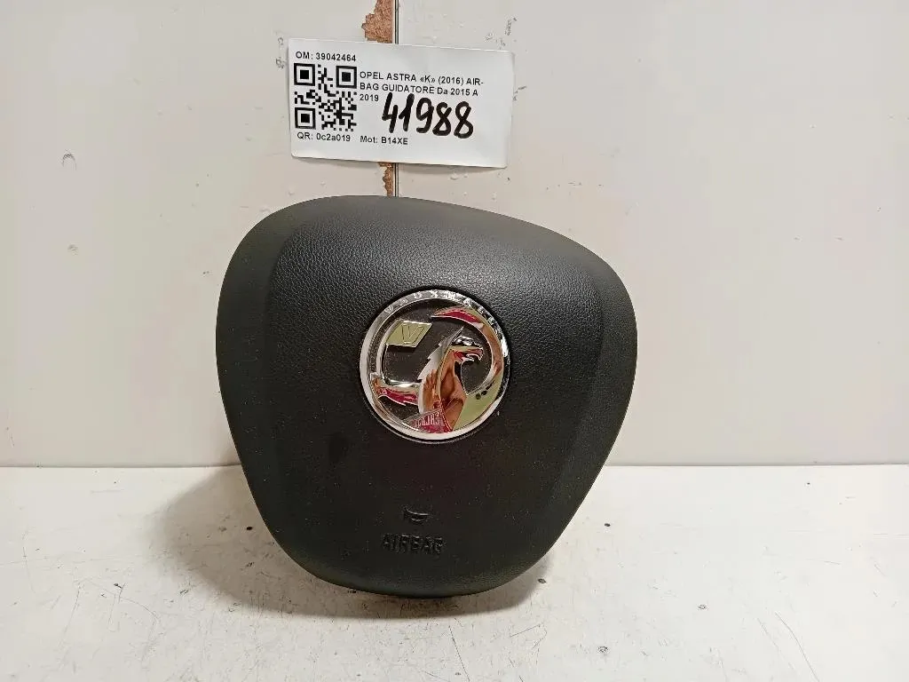 Air-bag Guidatore 39042464 Opel Astra K 2016