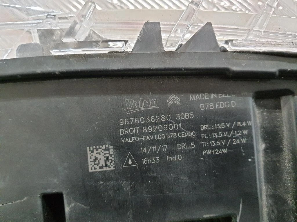 Fanalino LUCE Diurna ANT DX 9822653680 Citroen C4 Picasso II 2013