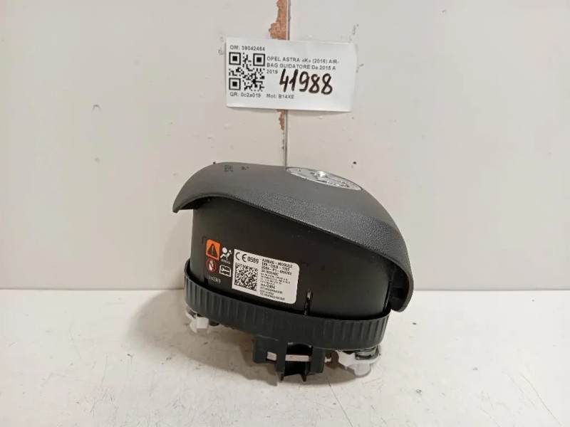 Air-bag Guidatore 39042464 Opel Astra K 2016