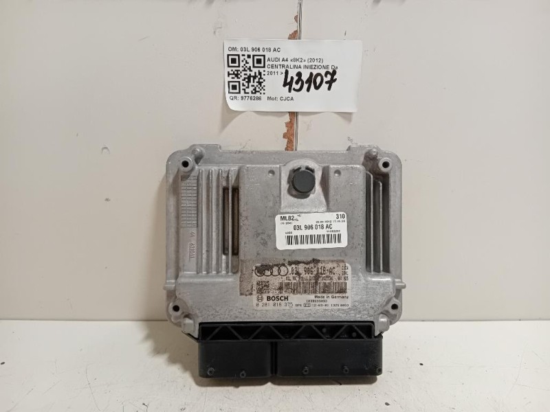 Centralina Iniezione 03L 906 018 AC Audi A4 8K2 2012