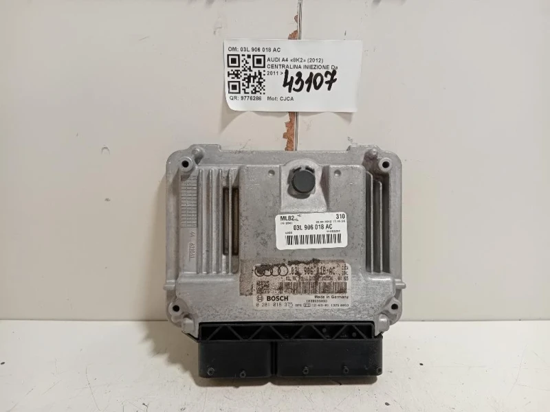 Centralina Iniezione 03L 906 018 AC Audi A4 8K2 2012