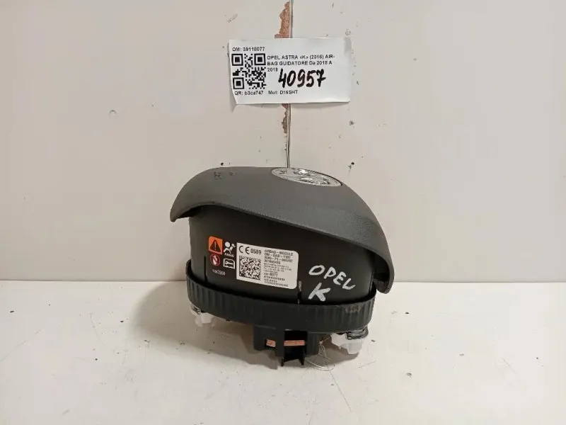 Air-bag Guidatore 39118077 Opel Astra K 2016