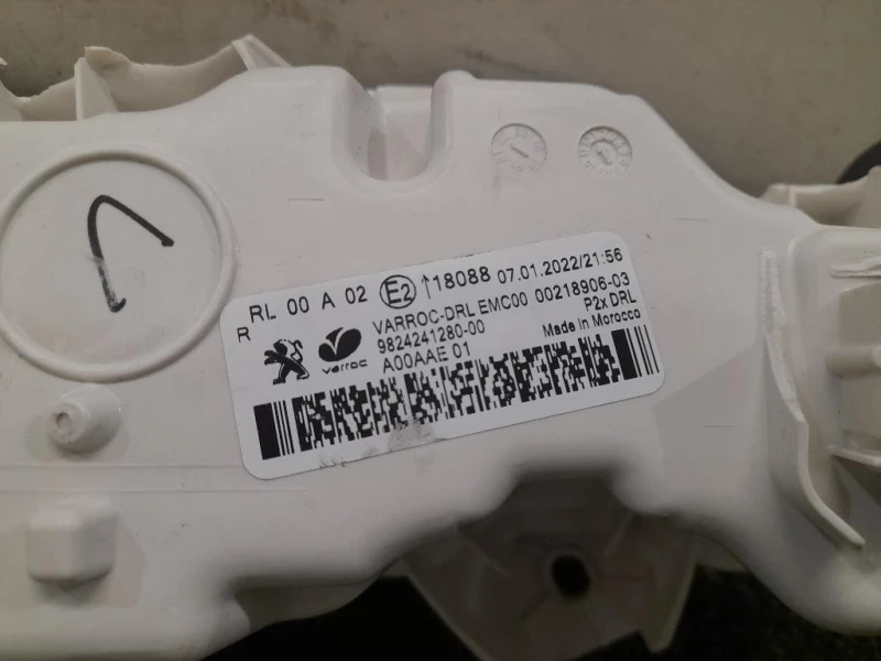 Fanalino LUCE Diurna ANT DX 9824241280 Peugeot 2008 II 2020