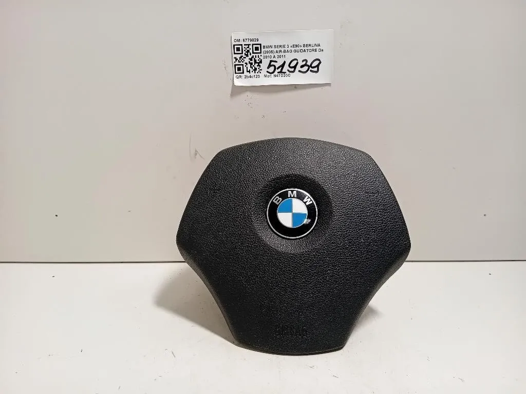 Air-bag Guidatore 6779829 Bmw Serie 3 E90 Berlina 2005