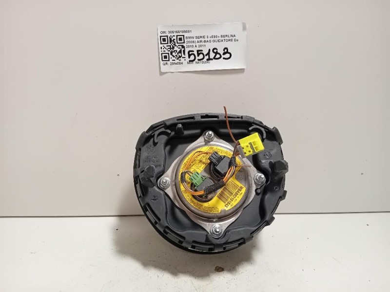 Air-bag Guidatore 305166199001 Bmw Serie 3 E90 Berlina 2005