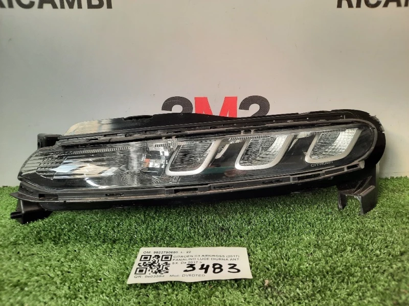 Fanalino LUCE Diurna ANT SX 9822790680 Citroen C3 Aircross 2017