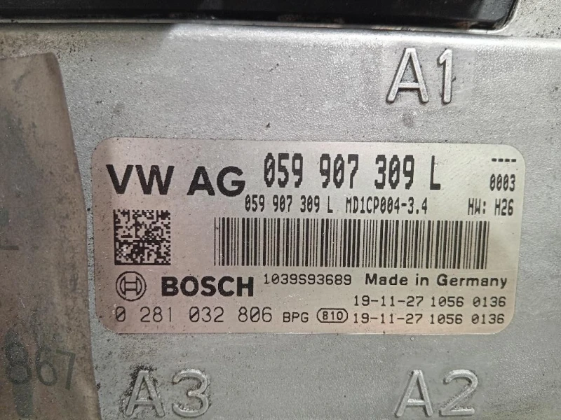 Centralina Iniezione 0281032806 059907309L CENTRALINA MOTORE Audi A6 4a5c8 Avant 2018