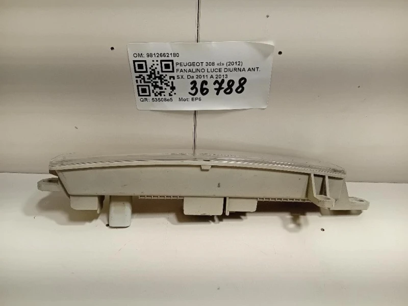 Fanalino LUCE Diurna ANT SX 9812662180 Peugeot 308 I 2012