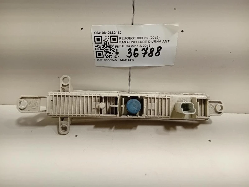 Fanalino LUCE Diurna ANT SX 9812662180 Peugeot 308 I 2012