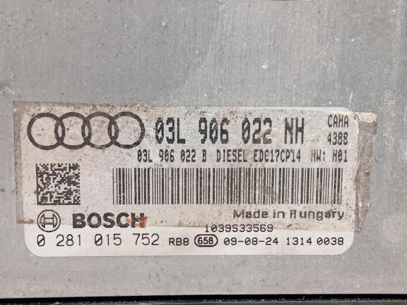 Centralina Iniezione 03L906022NH Audi Q5 8RB 2009