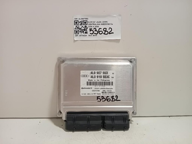 Centralina Iniezione 4L0907553 Audi Q7 4LB 2006
