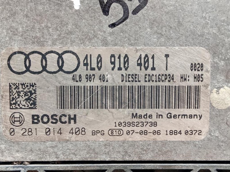 Centralina Iniezione 4L0910401T Audi Q7 4LB 2006